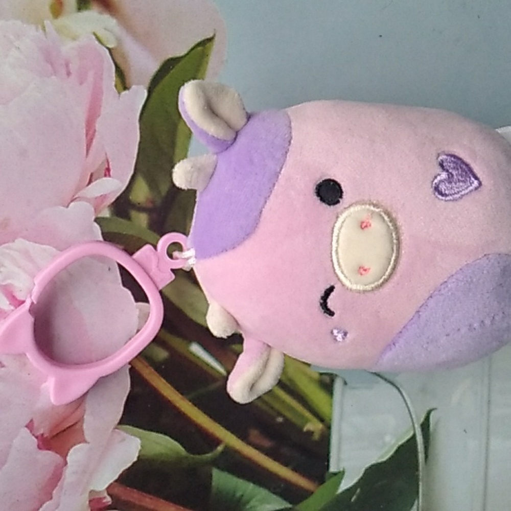 Squishmallow  Purple And Pink With Horns Hll Soft Plush Stuffed Toy 4 In